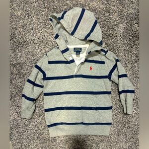 Little boys size 4 Ralph Lauren Polo hoodie sweatshirt in perfect condition!
